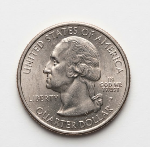 Quarter coin